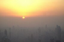 20140219 -Shanghaiairpollutionsunset pic